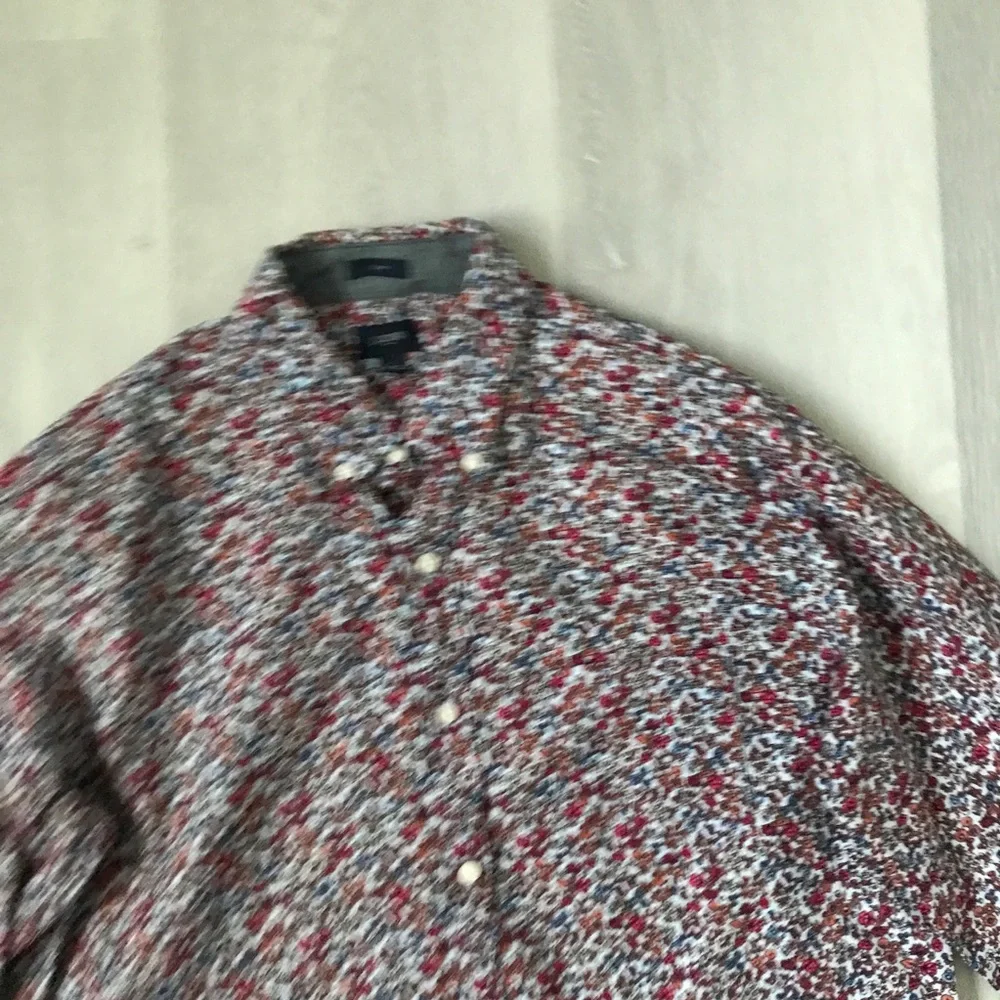 J CREW MENS SHIRT BUTTON DOWN LONG SLEEVE COLLARED LARGE